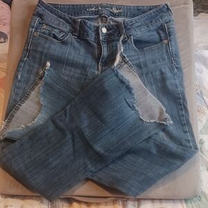 American Eagle Outfitters Blue Straight Leg Jeans